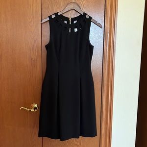 Cutout Black Dress